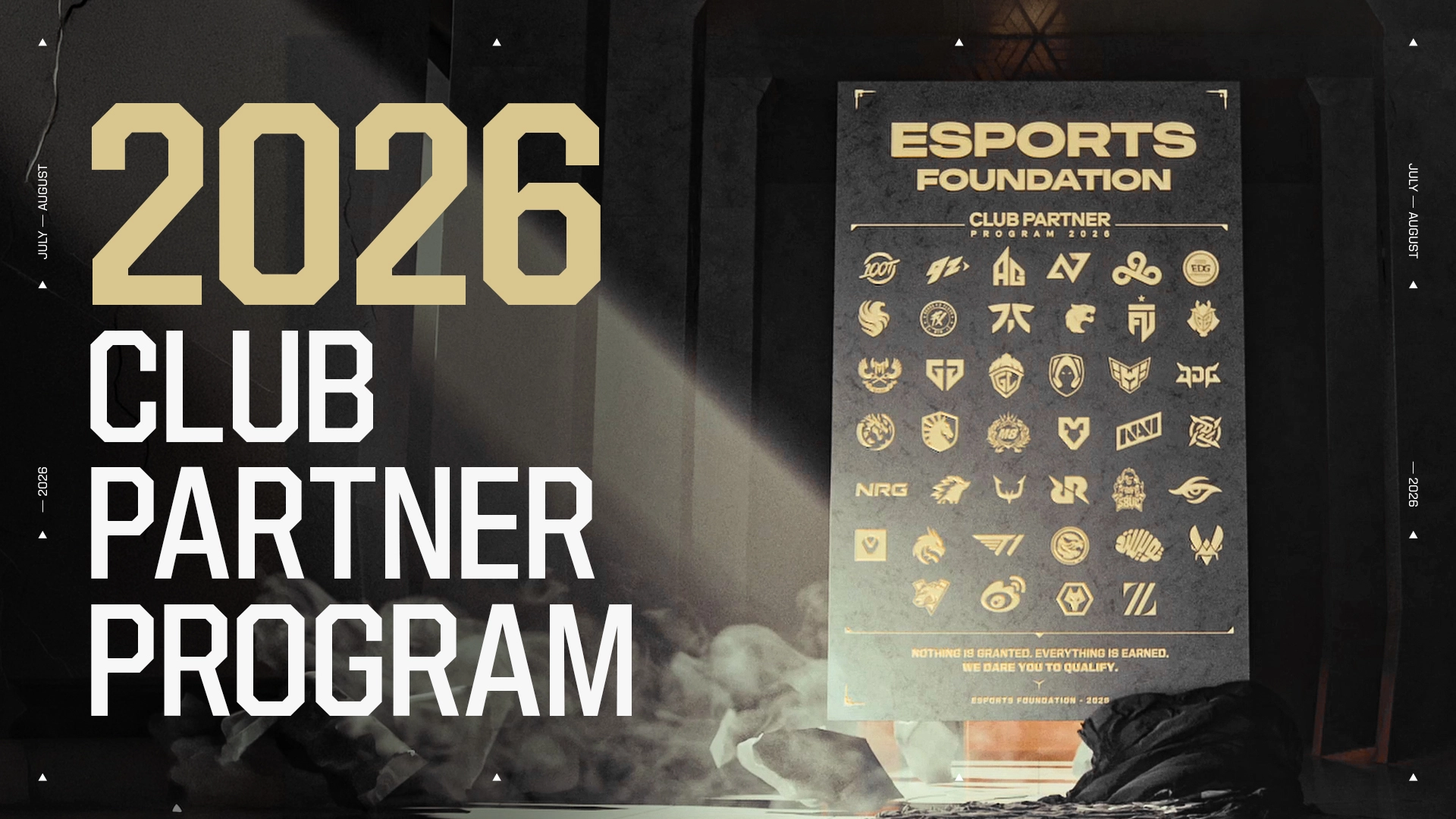 - the game 40 Teams Lock Their Spots in the Esports Foundation Club Partner Program