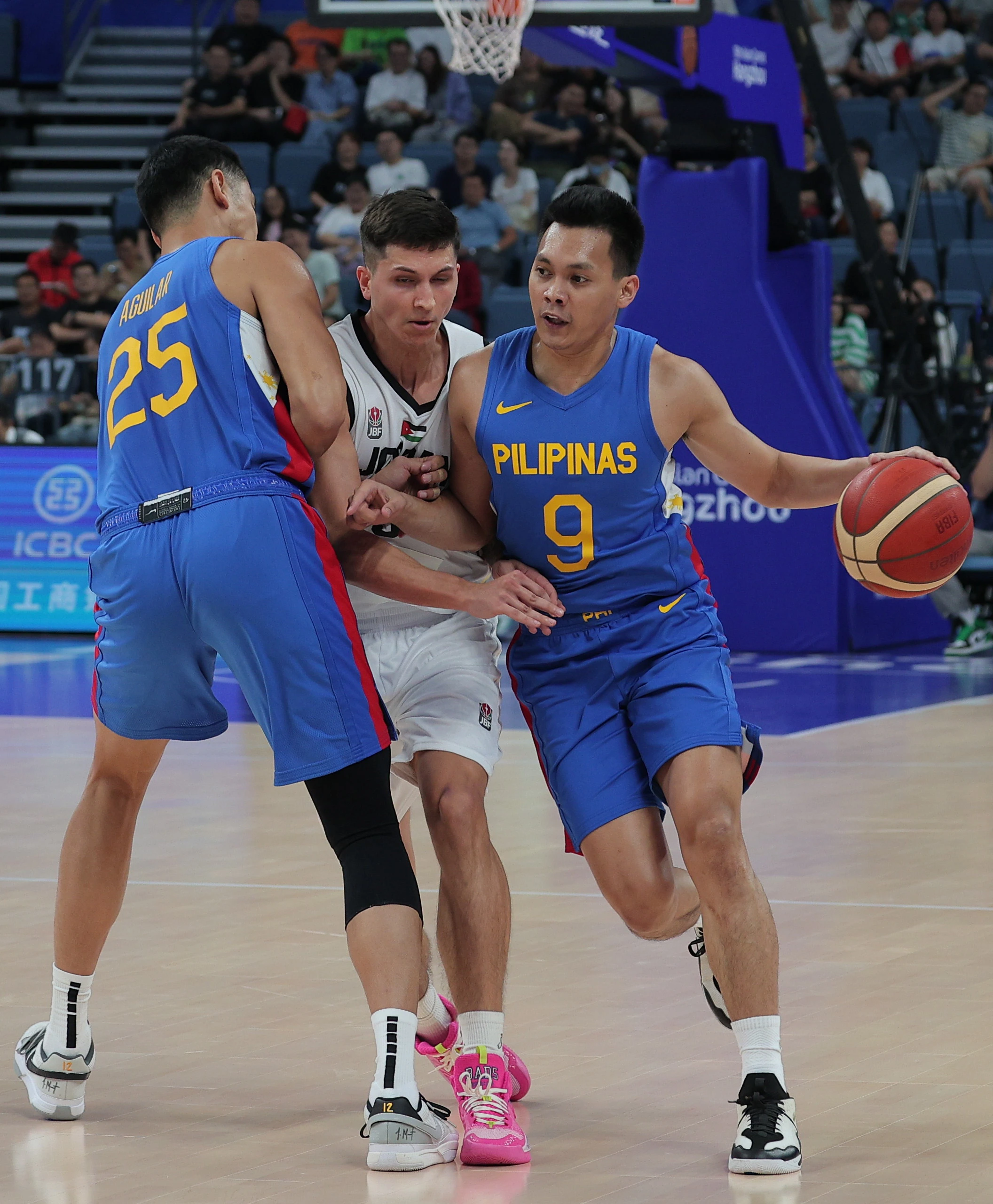 Scottie Thompson celebrating Gilas Pilipinas Asian Games gold medal