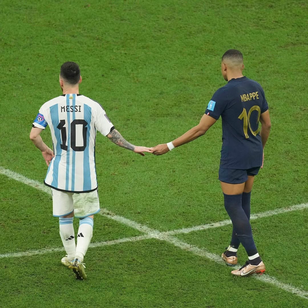 FIFA World Cup Finals: Lionel Messi and Kylian Mbappe.