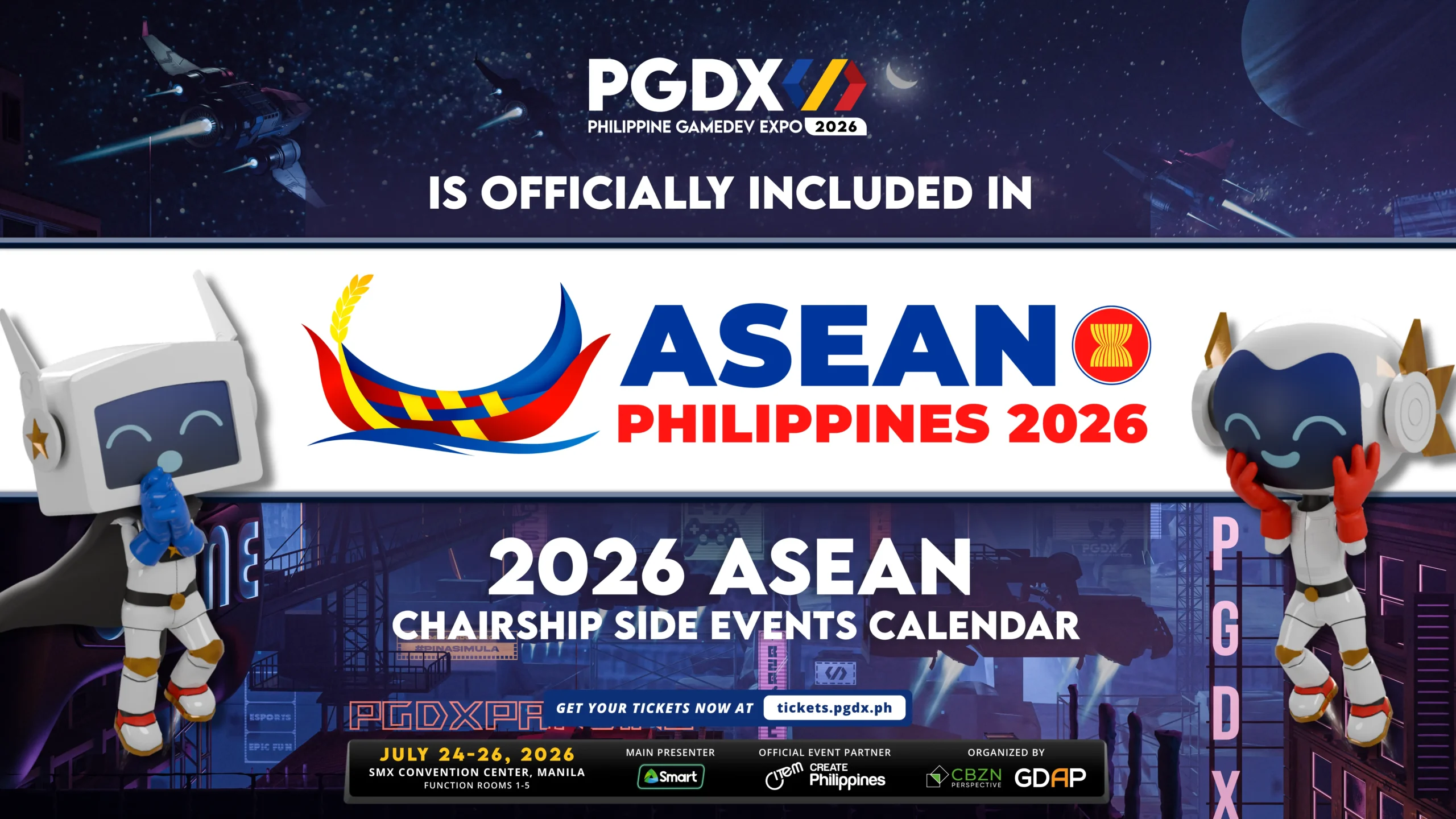 - the game PGDX 2026: ASEAN Chairship Calendar